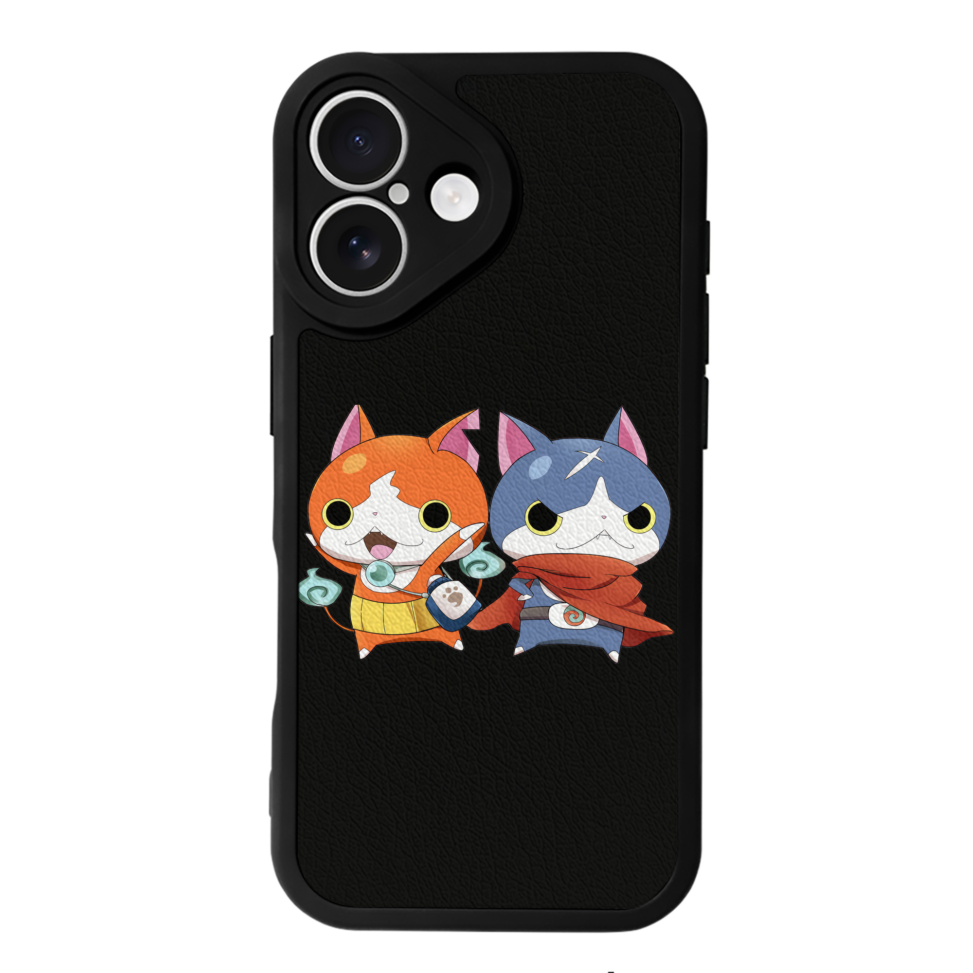 （画像用） 妖怪ウォッチ Yo-kai Watch 【iPhone 16シリーズ対応】シリコンスマホケース（レザー調） 材質：シリコン